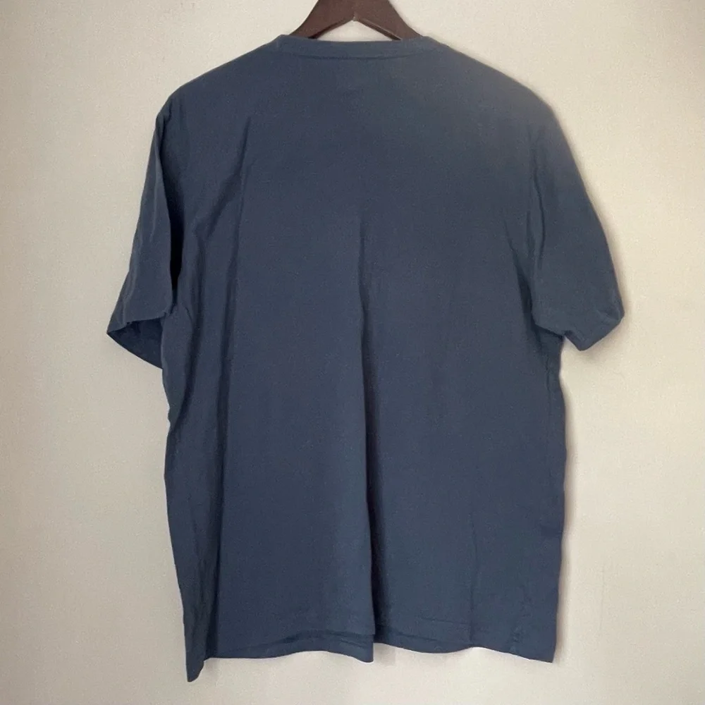Under Armor | Blue Gray T-shirt with White Under Armor Logo | XL